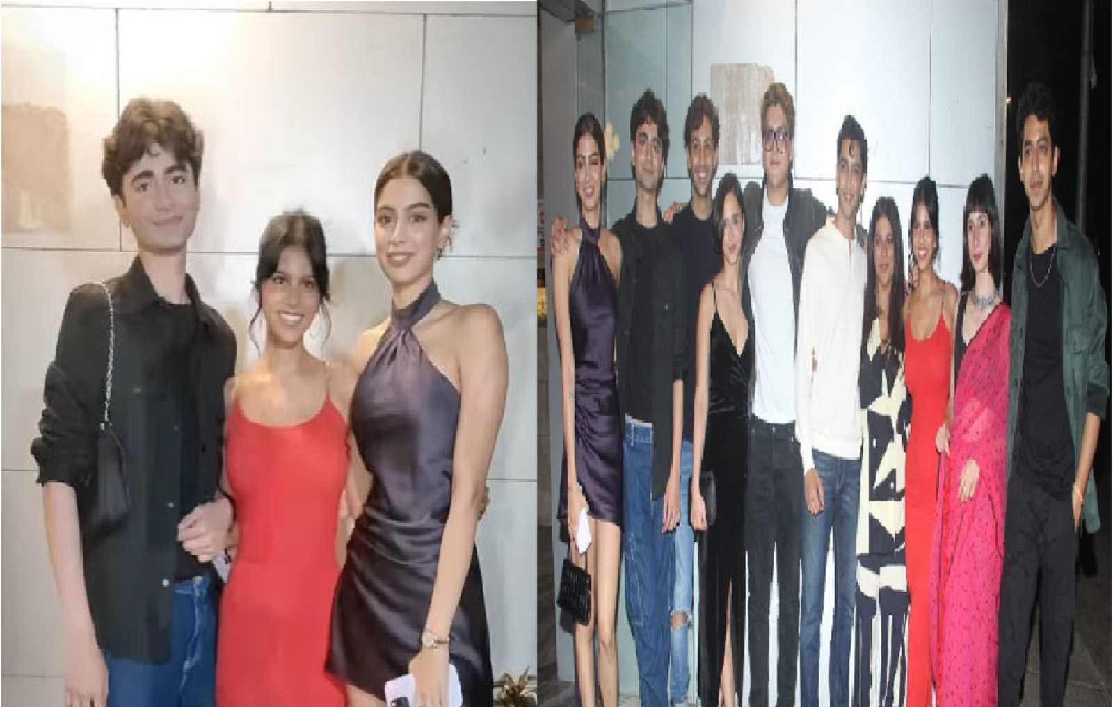 The Archies wrap-up party: Suhana Khan raises temperature in bodycon dress, Khushi Kapoor looks pretty in short dress
