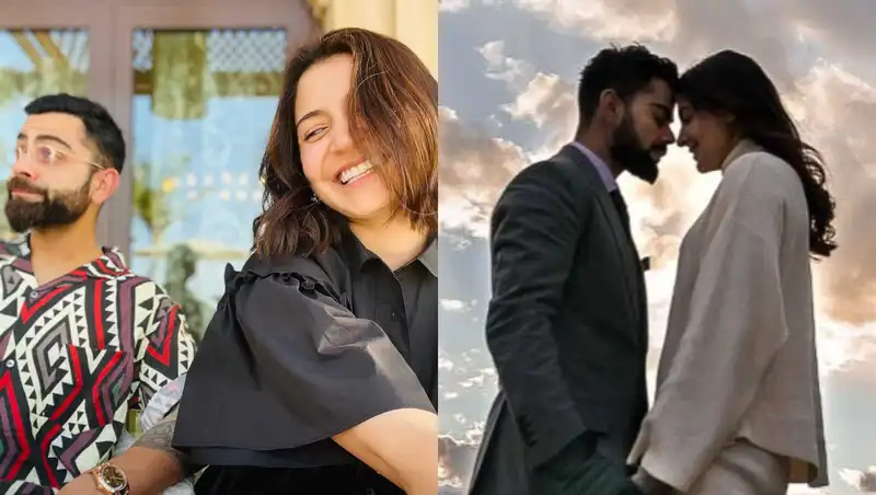 Anushka Sharma & Virat Kohli celebrate 5th anniversary with romantic posts; actress unveils his first photo with Vamika