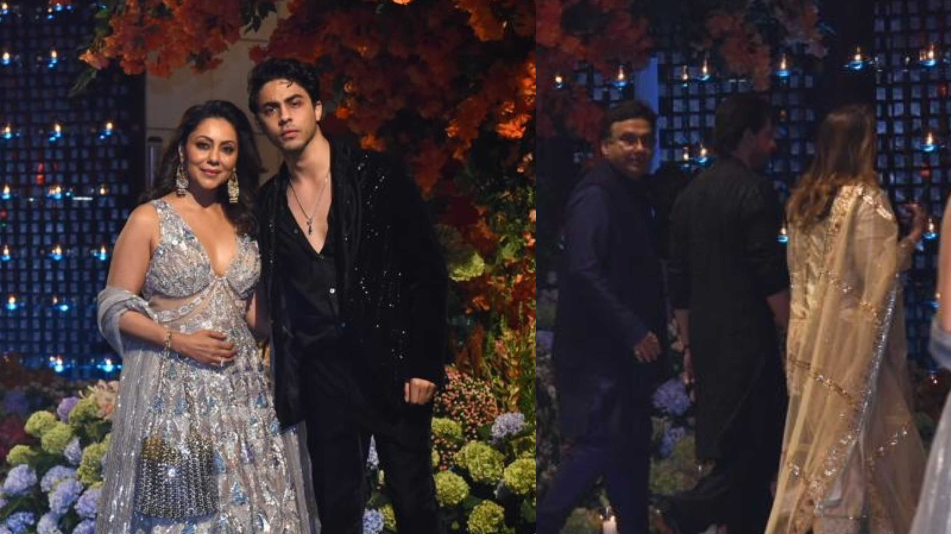 ‘Ditto papa jaisa’: Aryan Khan steals the limelight at Anant Ambani’s engagement while Shah Rukh quickly walks in
