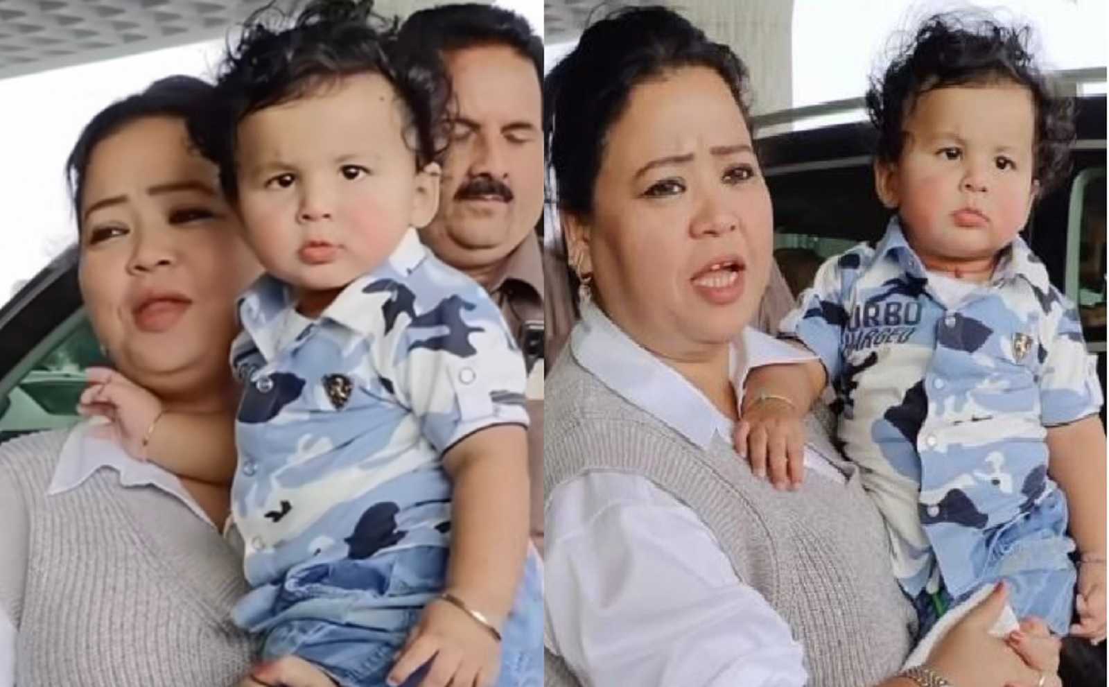 Bharti Singh refers to her son Gola as a 'traveller', paps can't wait for him to say 'mama'