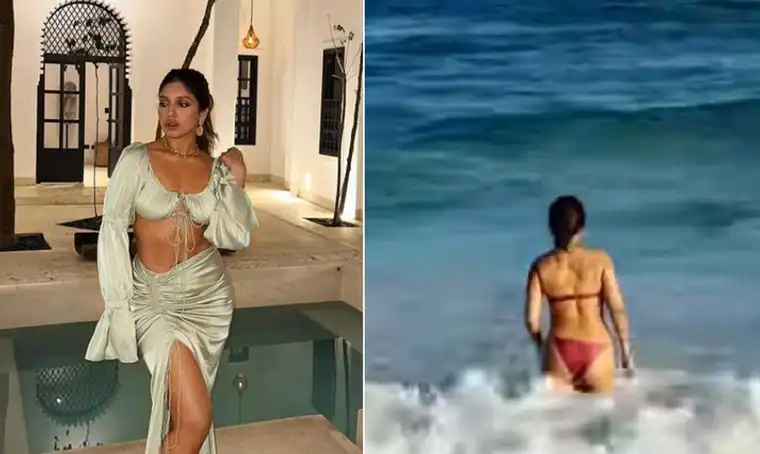 'Ladki bigadne lagi': Bhumi Pednekar goes bold in her new year vacation photos, netizens troll her