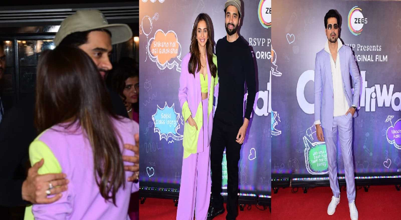 Chhatriwali screening: Rakul Preet Singh shares adorable moments with BF Jackky Bhagnani; Sumeet Vyas, Riva Arora and others turn up in style