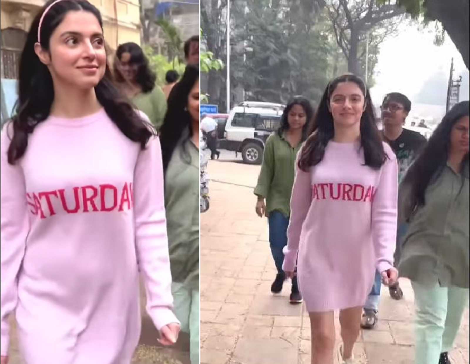 'Thinks she is 18 years old': Divya Khosla spotted wearing a pink dress with hair band, netizens troll her
