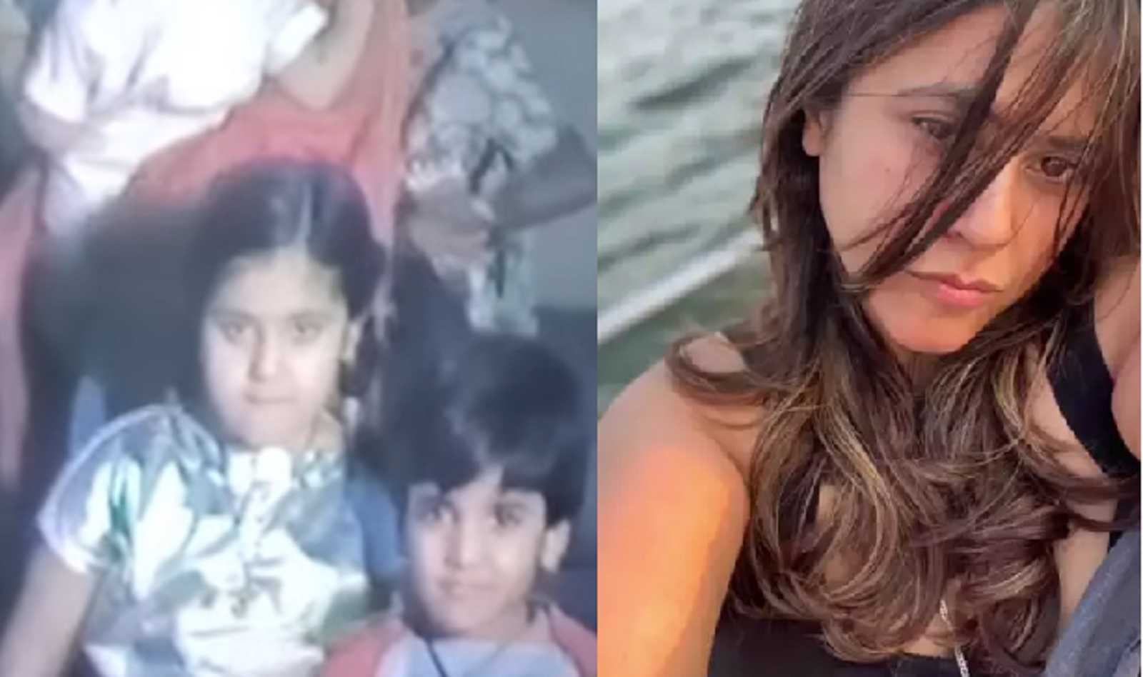 Ekta Kapoor reminiscences her childhood days 'posing with paunch' confidently but 'superman' Tusshar Kapoor steals the show