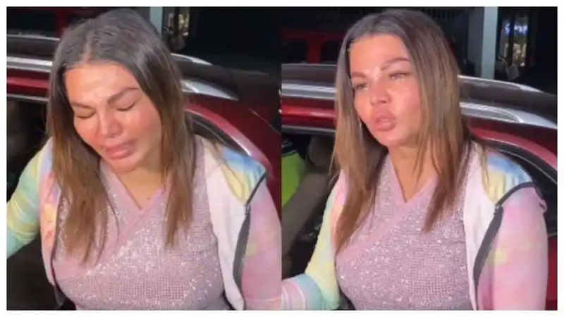 'Bas media ke aage ro pati hu..': Rakhi Sawant cries as Adil Durrani refuses to accept her as wife, netizens react