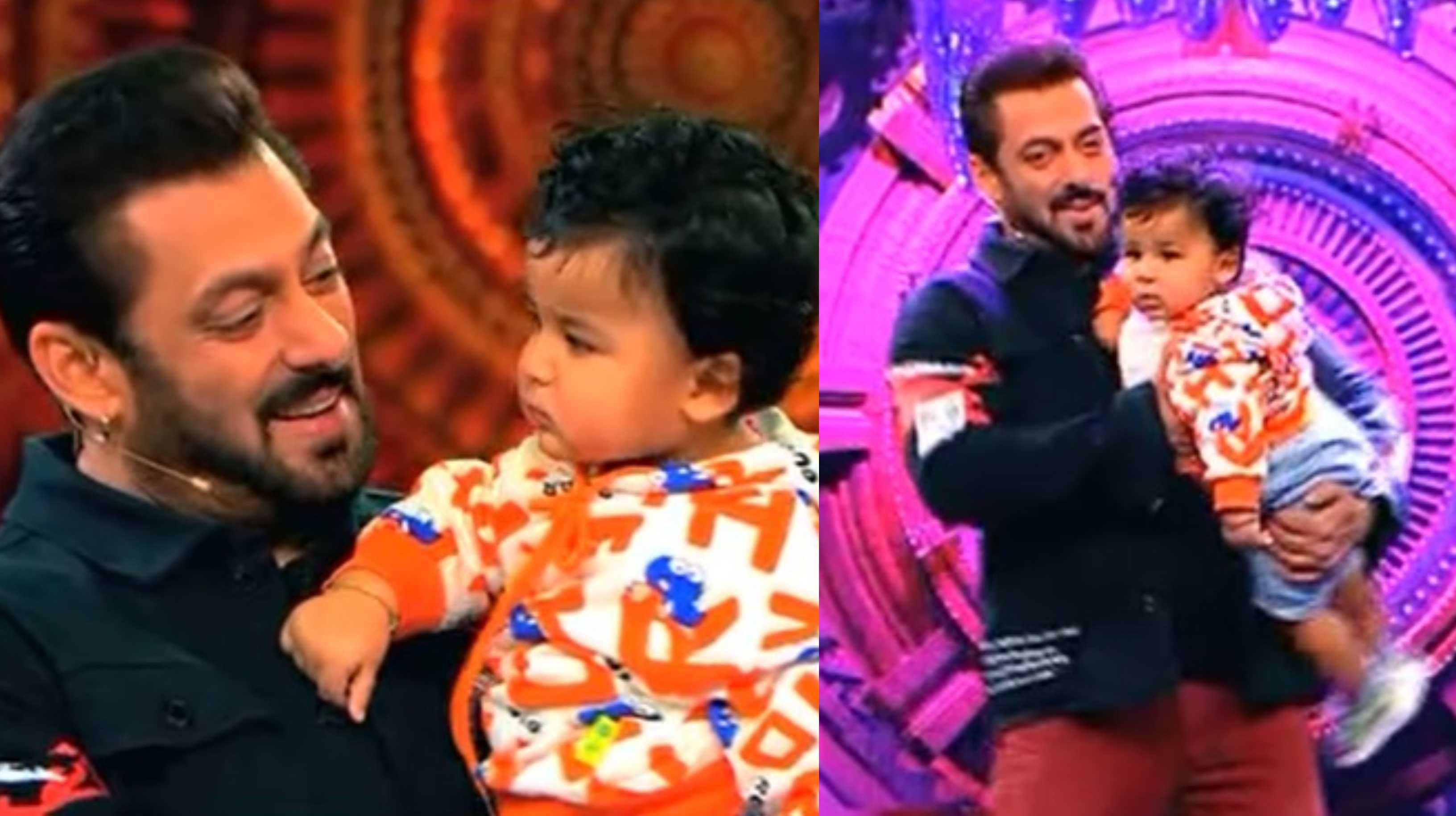 Bigg Boss 16: Bharti and Haarsh leave son Laksh with chachu Salman Khan; here’s a glimpse of their play date