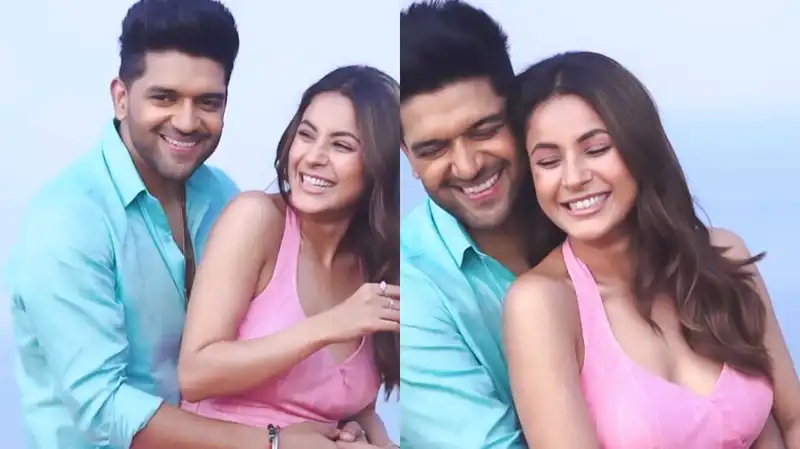 Shehnaaz Gill can’t stop blushing as Guru Randhawa holds her from behind; netizens gush over their chemistry