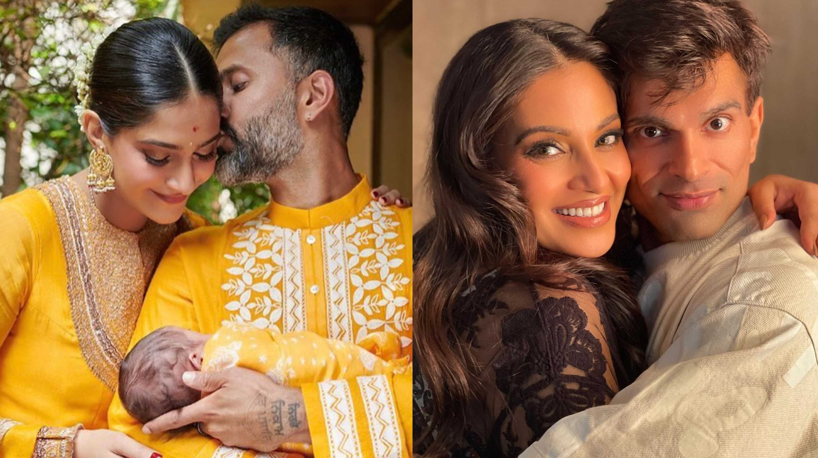 Sonam shares unseen snap of Vayu with daddy Anand; new parents Bipasha and Karan try to sneak in some romance