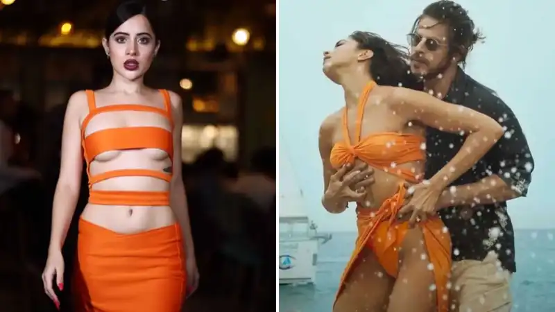 'Sirf controversy ke liye Bhagwa Rang ka kapda pehna...' : Urfi Javed trolled massively for her rendition of Deepika Padukone's 'Besharam Rang' from Pathaan