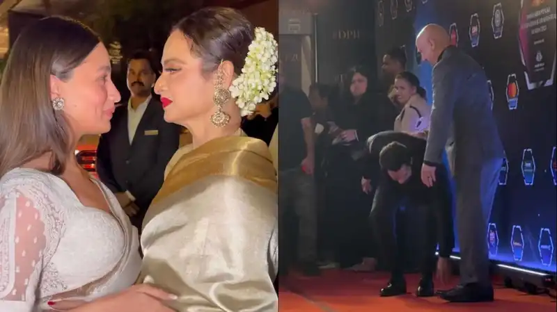 Dadasaheb Phalke Awards: Netizens call Alia & Rekha siblings; Varun gets trolled for touching Anupam Kher’s feet