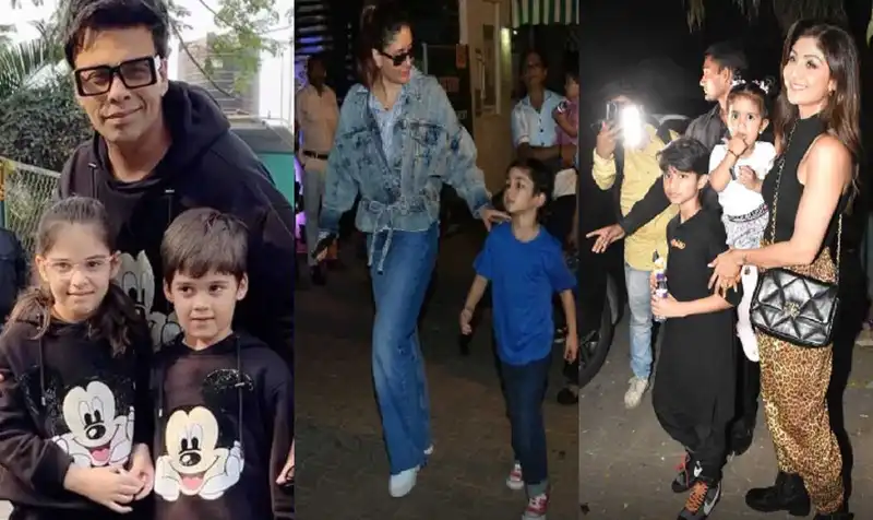 Kareena with Taimur & Jeh; Shilpa, Mira, and others attend Karan Johar's kids Yash & Roohi's birthday bash