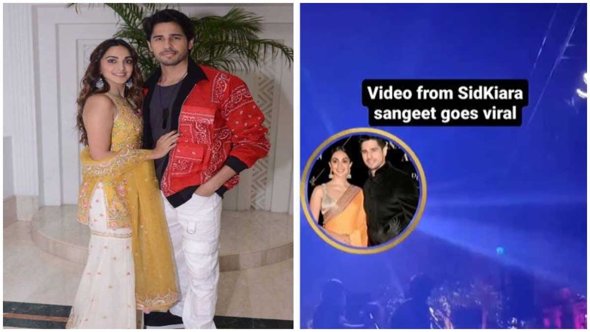 Sidharth Malhotra and Kiara Advani's Sangeet ceremony's video leaked, THIS Ranveer Singh song brought the house down; Watch