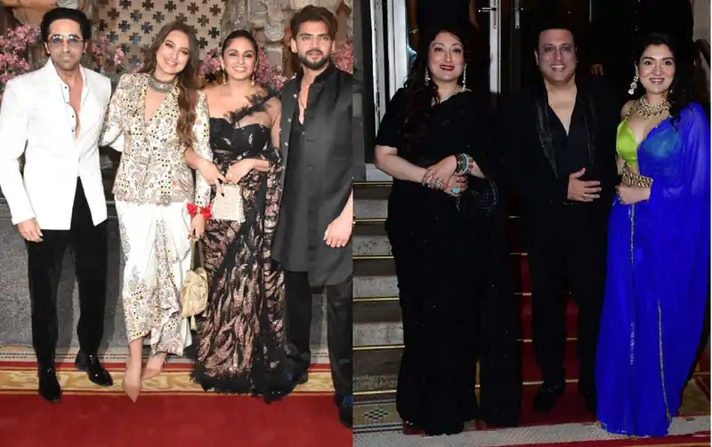 Ayushmann Khurrana, Govinda, Sonakshi, Huma and others make Ramesh Taurani's daughter's wedding a starry affair, see pics