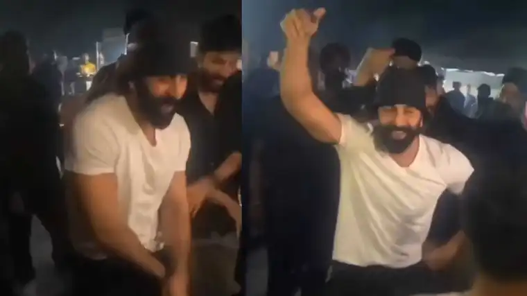 Ranbir Kapoor celebrates Animal wrap with Dilli Wali Girlfriend; channels his inner Shah Rukh Khan on Chaiyya Chaiyya