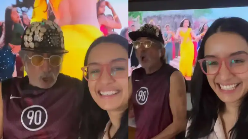 Shraddha’s baapu Shakti Kapoor grooves to Tu Jhoothi Main Makkaar’s Show Me The Thumka; Tiger Shroff calls him ‘legend’