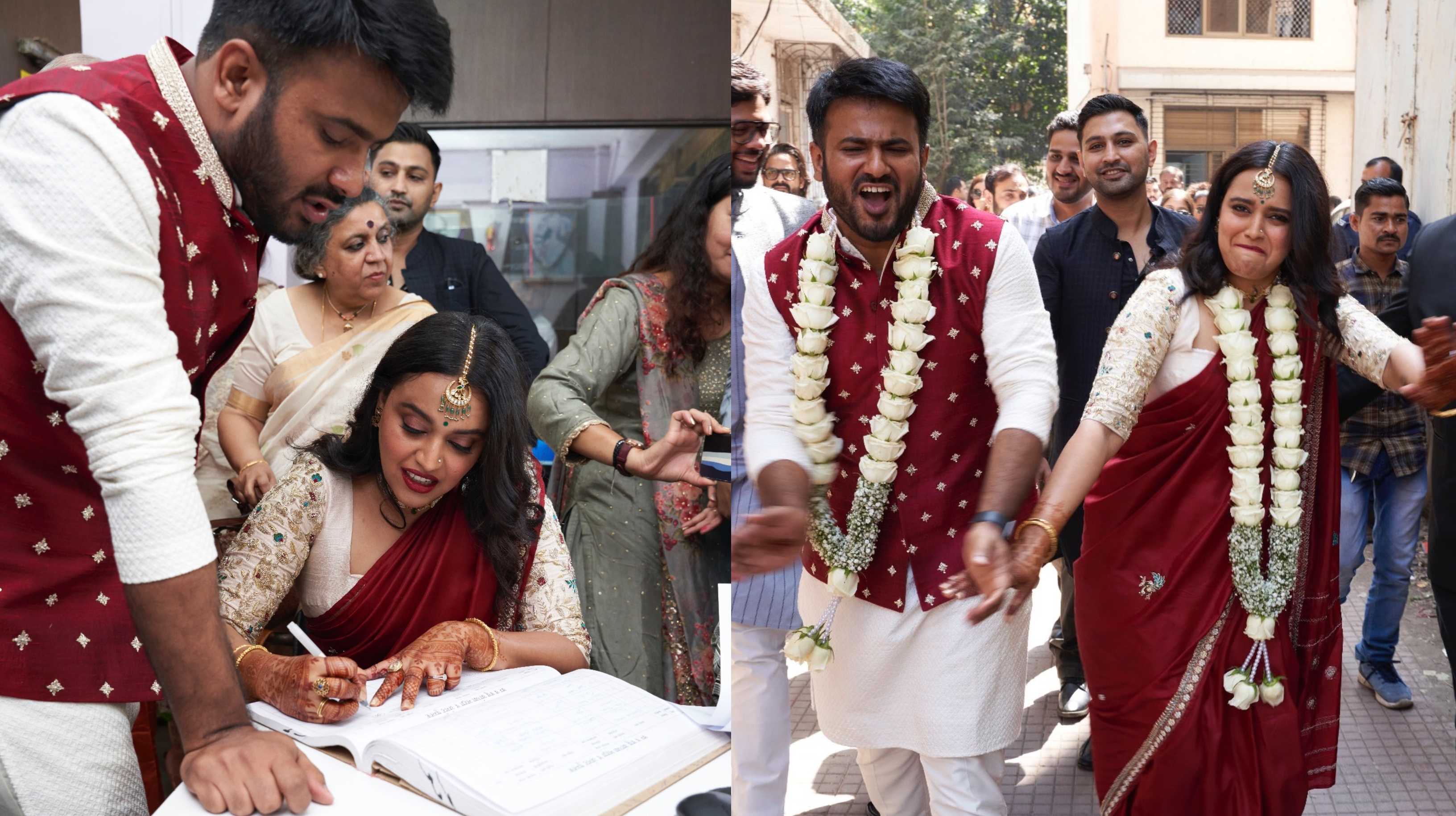 ‘Picture abhi baaki hai’: Swara Bhasker reveals plans for ‘shehnaii-wala shaadi’; drops unseen pics from court wedding
