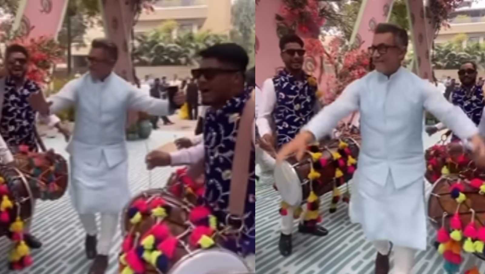 Aamir Khan spotted dancing to the dhol beats of his song 'Tharki Chokro' on his birthday, watch the delightful video