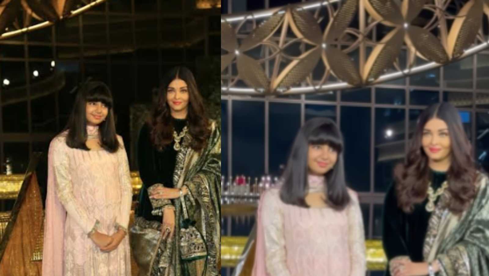 'Bachi ka hairstyle change karo' : Netizens troll Aishwarya Rai Bachchan's daughter Aaradhya's hairdo at the Ambani event
