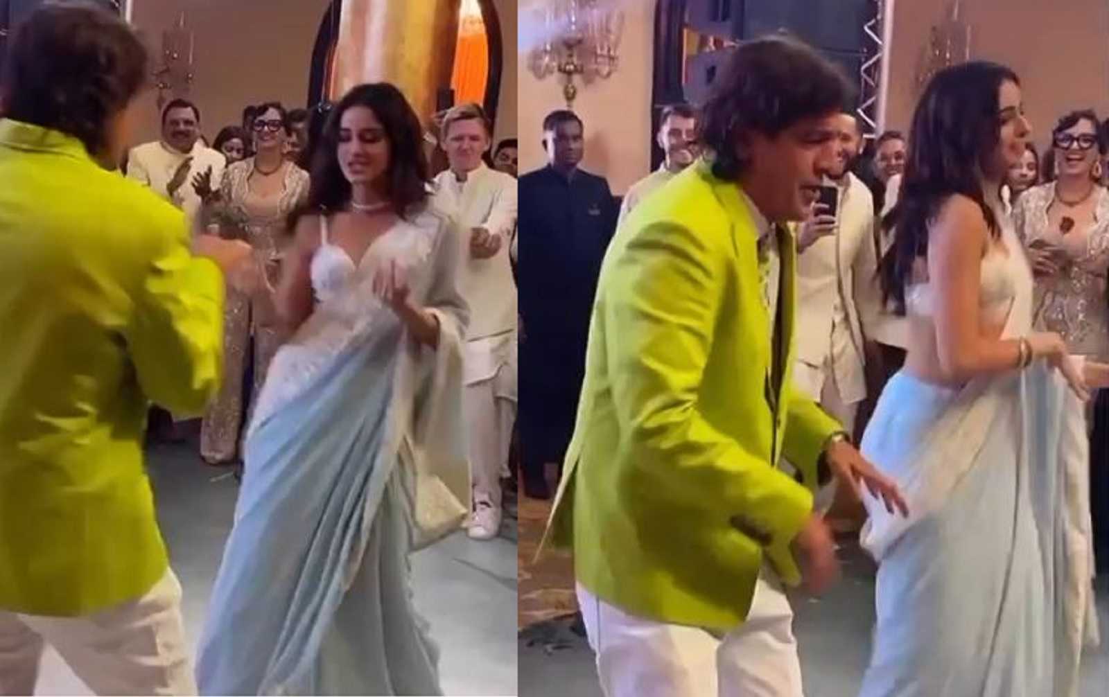 Ananya Panday shaking a leg with daddy Chunky Panday on Saat Samundar at Alanna's wedding is the best thing on internet today