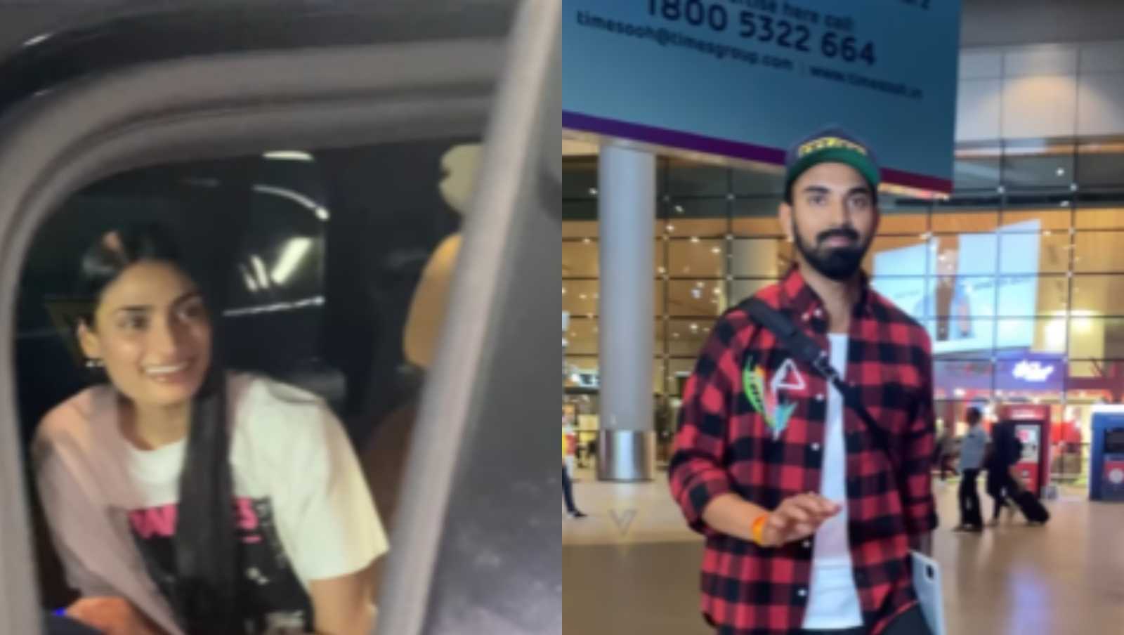 'Bhai cricket bhi khel le' : KL Rahul is surprised by wife Athiya Shetty at the airport but netizens aren't amused