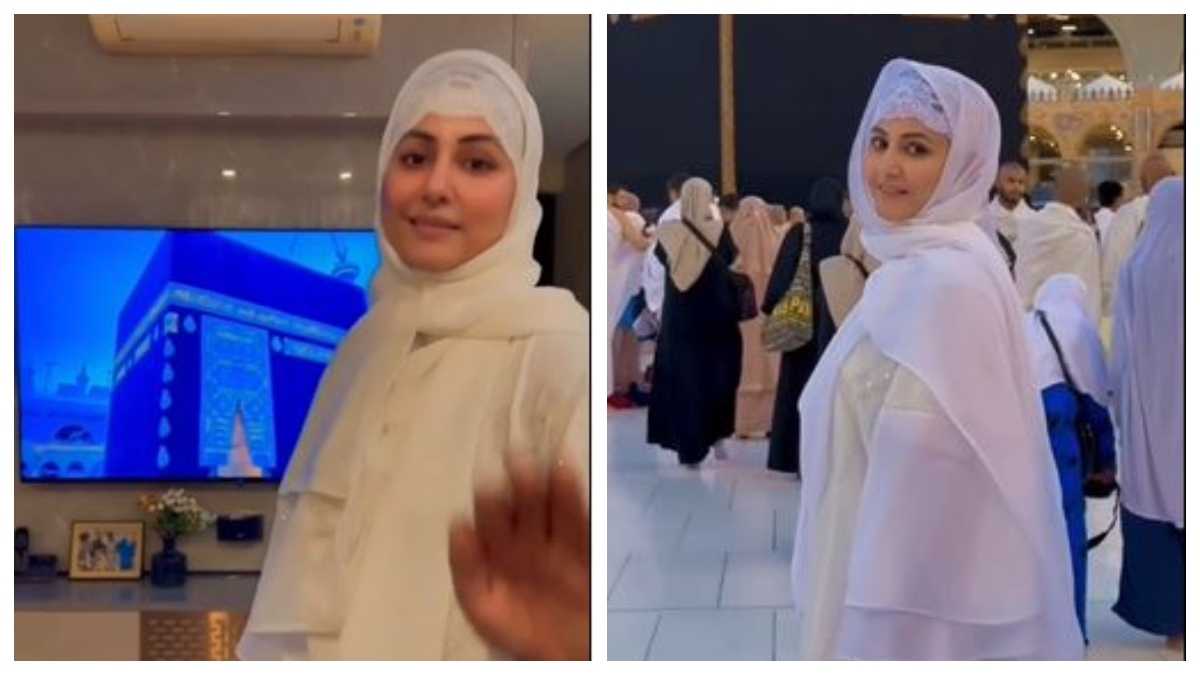 'Picture lene se zada ibadat karne pe dhyaan doge...': Hina Khan performs first Umrah with family, netizens react to her video