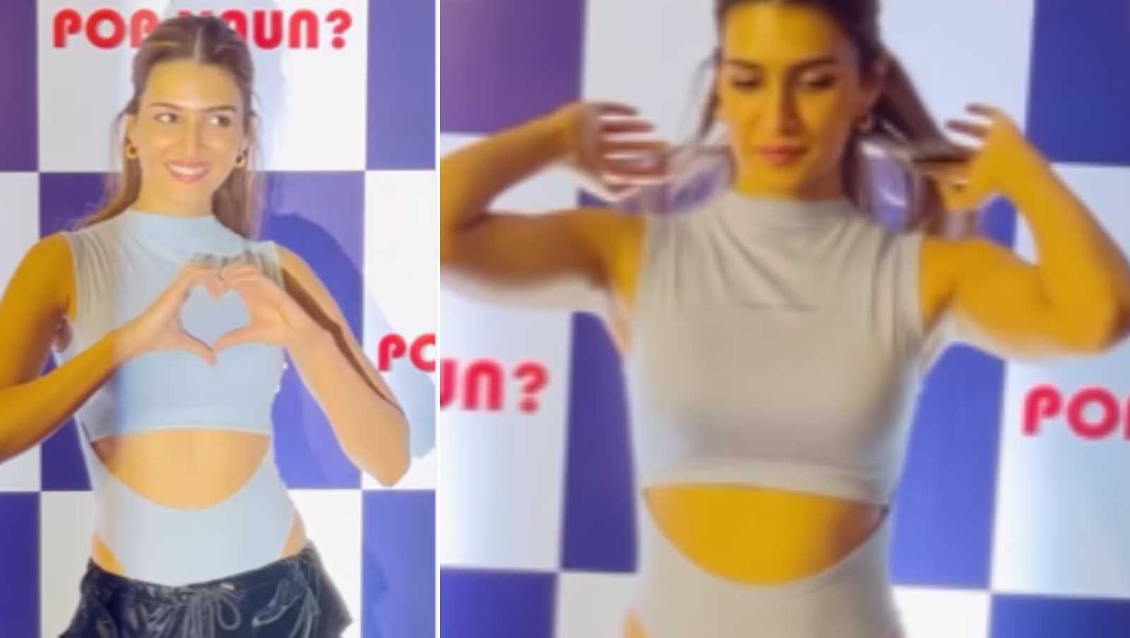 'Urfi Javed ka asar' : Kriti Sanon's latest swimsuit-inspired outfit at the Pop Kaun screening gets trolled by netizens