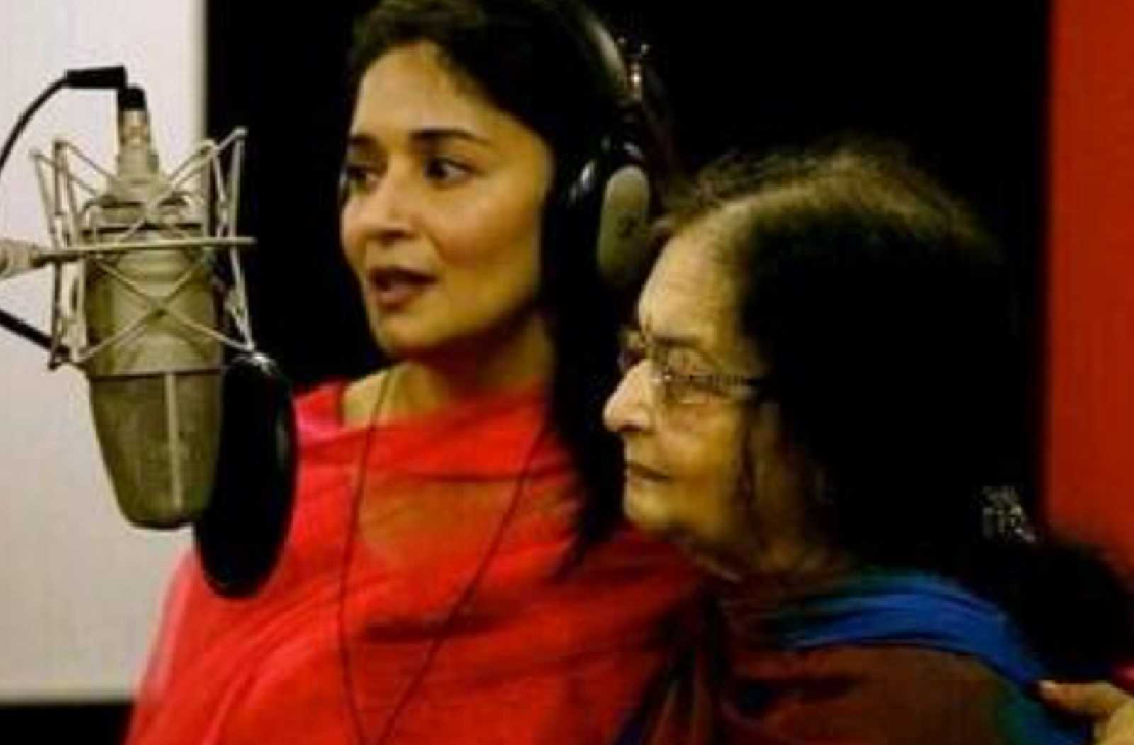Did you know Madhuri Dixit's late mother Snehalata recorded a song for Anubhav Sinha's Gulaab Gang?
