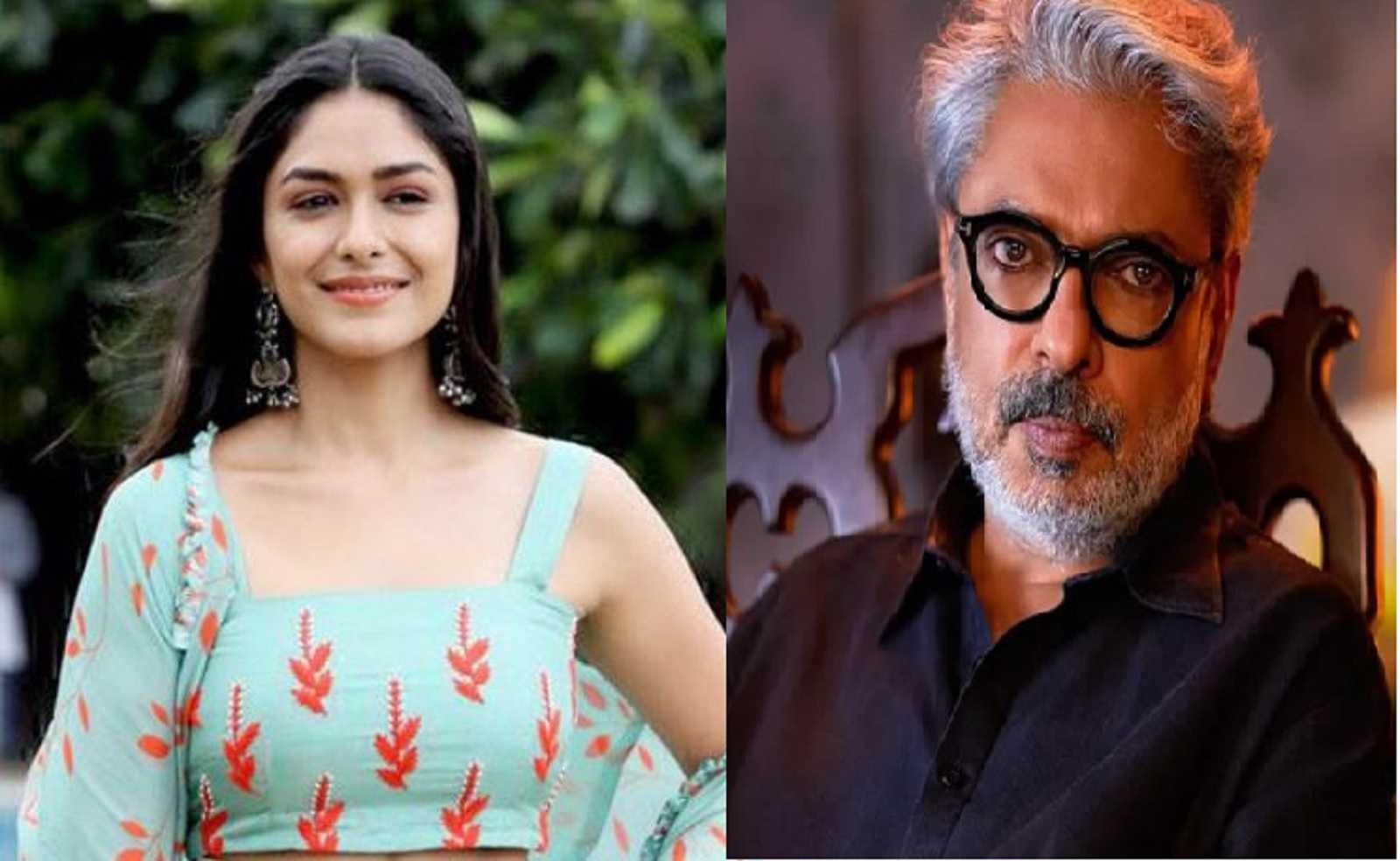 Is there any new project coming? Mrunal Thakur gets clicked outside filmmaker Sanjay Leela Bhansali's office