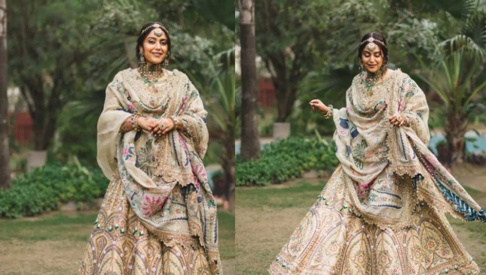 Swara Bhasker exudes royalty in her lavish embellised lehenga for her Walima ceremony with husband Fahad Ahmad, see pics