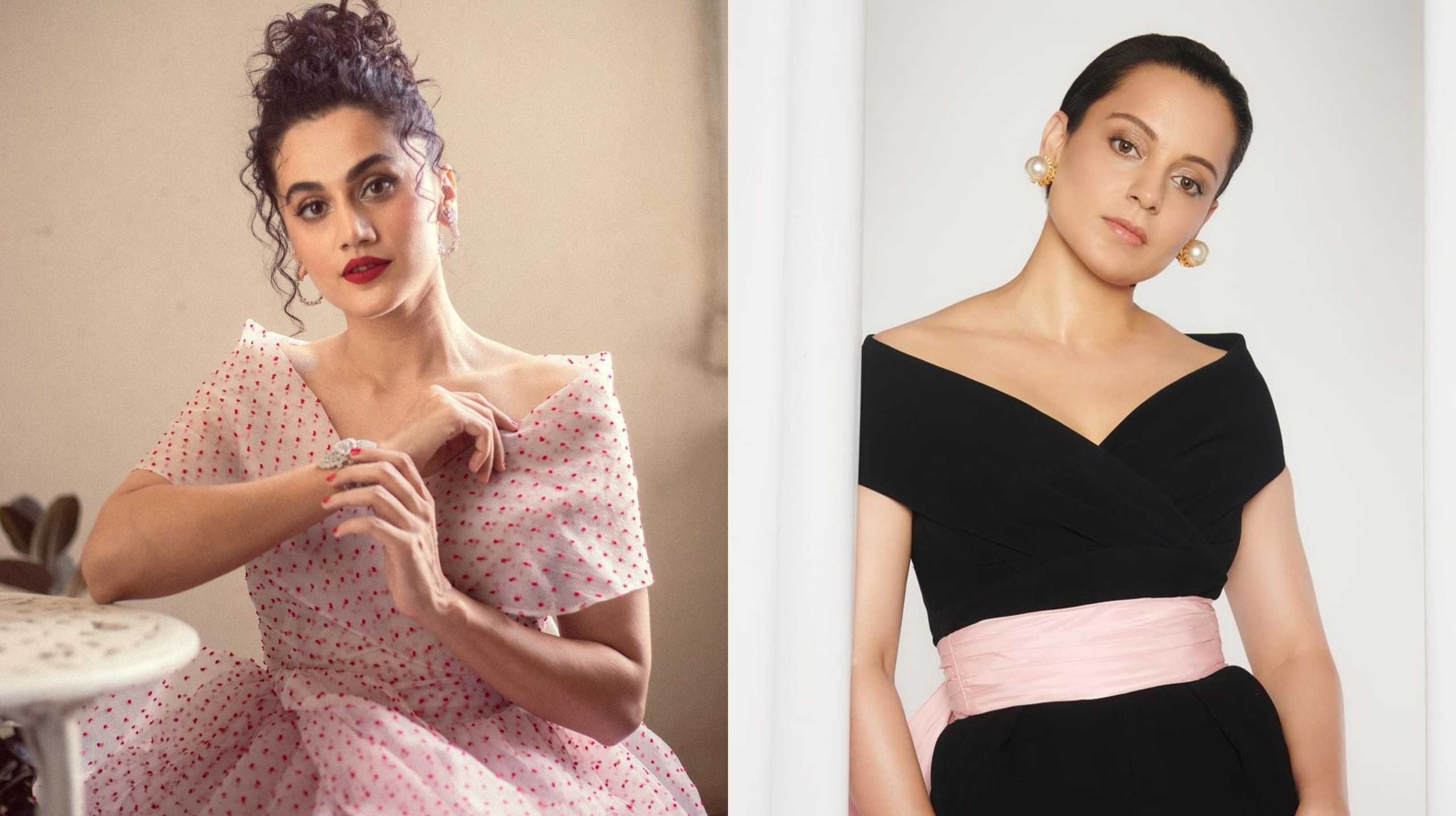 Taapsee Pannu Wouldn’t Mind Speaking To Kangana Ranaut Despite Their ...