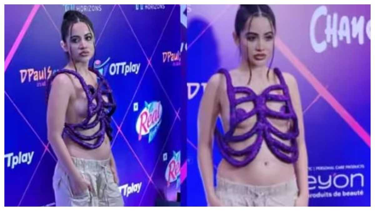 'Jahil aurat hain' : Urfi Javed's rib-cage outfit at the OTT Play Awards gets trolled brutally, netizens remind her of the holy phase of Ramadan