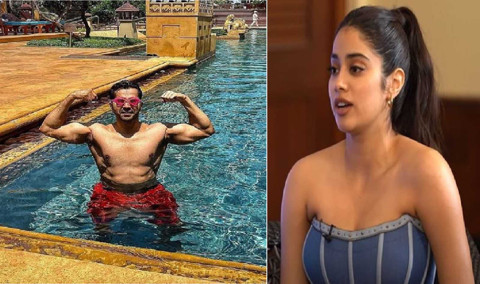 Varun Dhawan flaunts his well-toned big arms in his latest post but it's Janhvi Kapoor's comment that steals the show