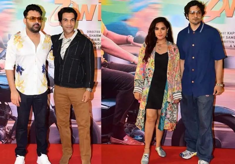 Zwigato screening: Rajkummar Rao, Shabana Azmi, Richa Chadha, and other celebs arrive to watch Kapil Sharma's film