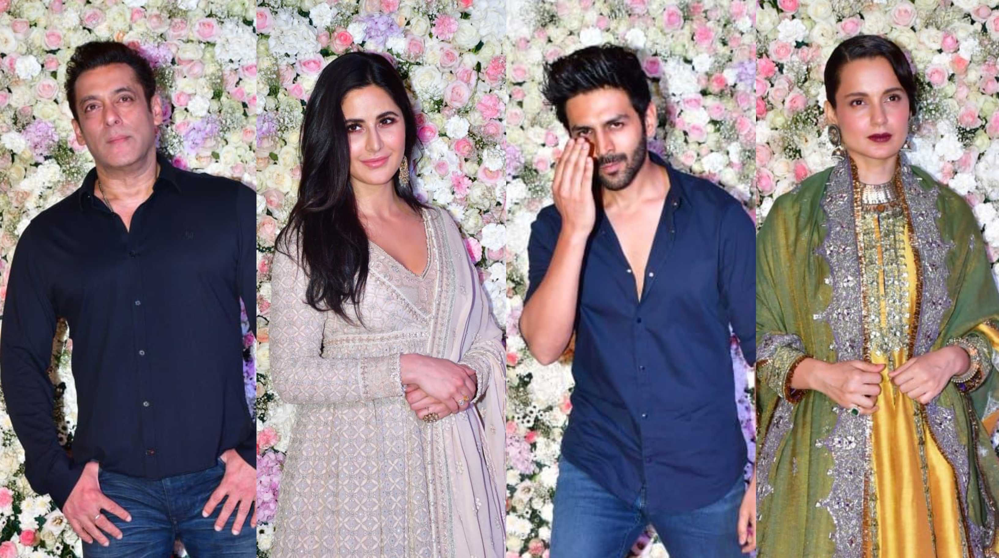 Salman and Kartik keep it casual while Katrina, Pooja and Kangana look like royalty at Aayush-Arpita’s Iftar party