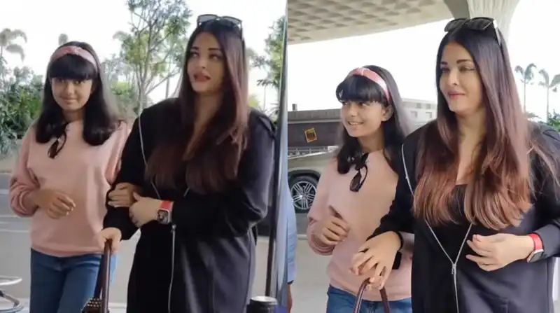 ‘Ye padti kab hei beti’: Aaradhya arrives at the airport with Aishwarya; netizens wonder when she goes to school