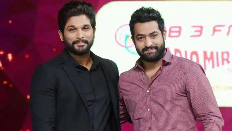 <p>Allu Arjun and Jr NTR</p>