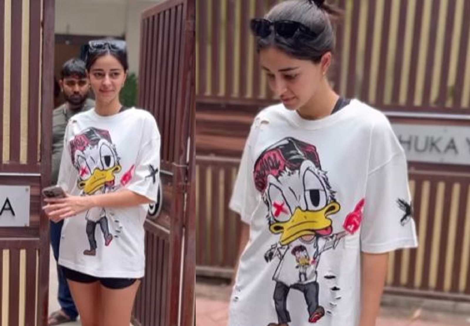 Is Ananya Panday's white printed T-shirt from Aryan Khan's streetwear brand? fans think so