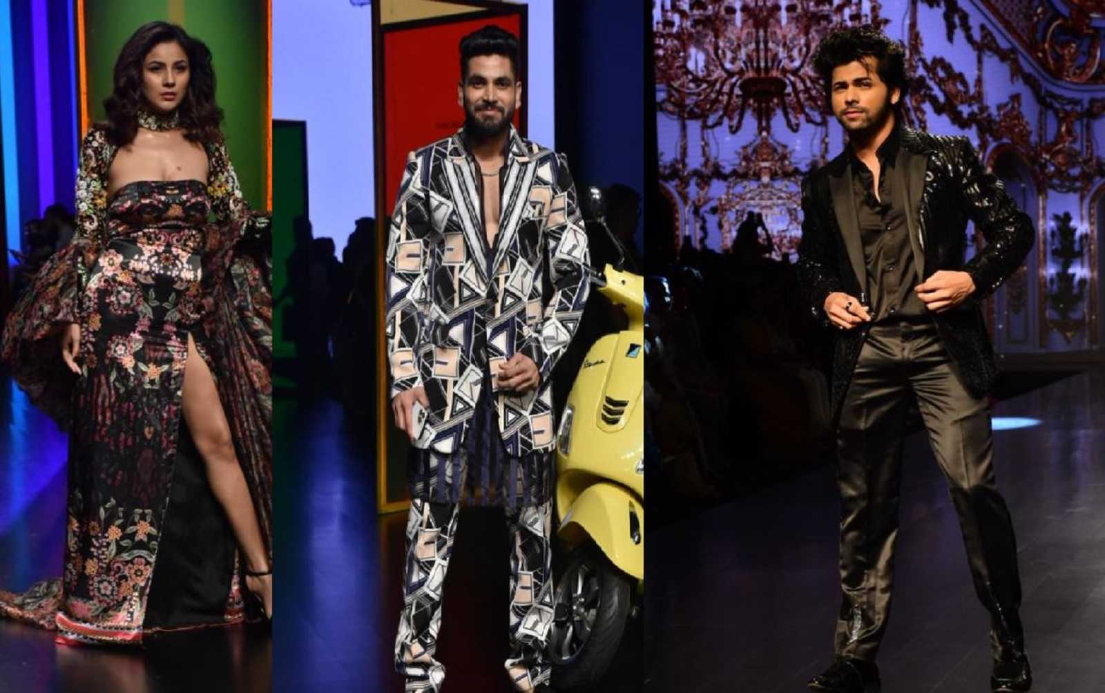 From Shehnaaz Gill rocking a high-slit dress to Siddharth Nigam performing a flip, TV stars turn show-stealers at fashion week