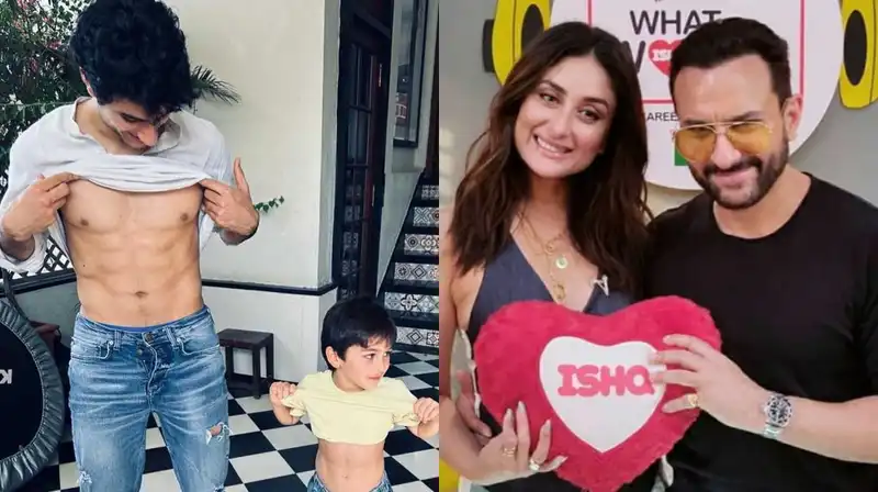 ‘Iggy ki zip khuli hai’: Ibrahim and Taimur flaunt their chiseled abs in Kareena’s post, but netizens are distracted