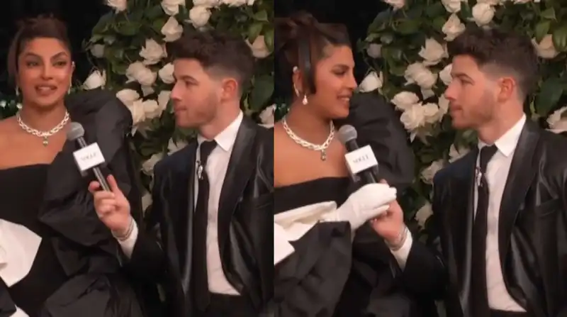 ‘Nick Jiju is goals’: Nick Jonas holds the mic for Priyanka Chopra at Met Gala, fans gush over the devoted husband