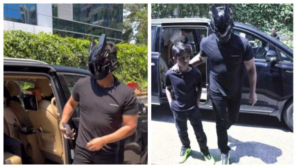 'Bacche dar nhi jate?': Raj Kundra goes on a Sunday outing with Shilpa Shetty and kids wearing a new mask, trolls have a field day