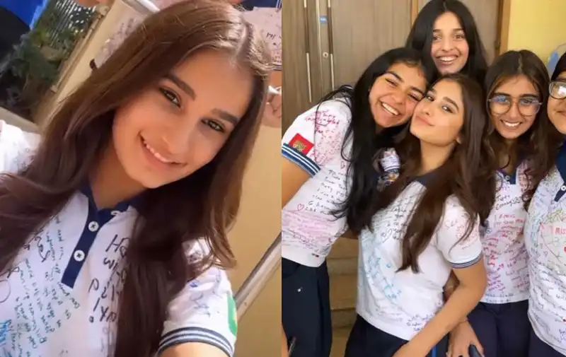 Rasha Thadani pens a heartwarming note as she bids farewell to her alma mater, shares video of her last day of school