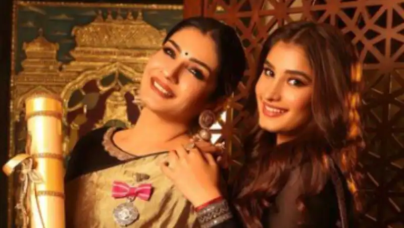 Raveena Tandon  Rasha Tandon