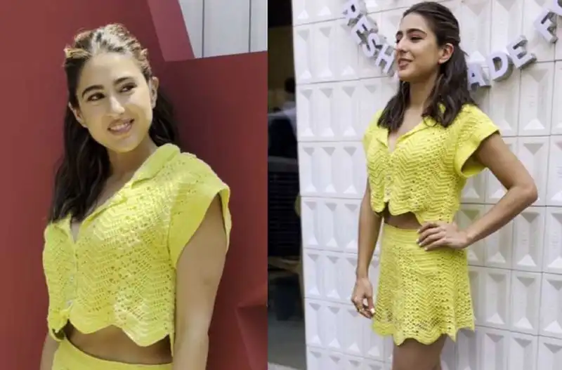 'Bacchi ke kapde churakar pehen liye': Sara Ali Khan's latest appearance in a yellow co-ord set draws flak