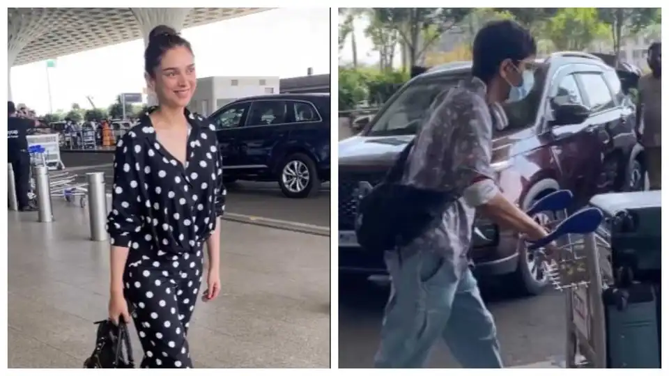 'Not possible': Aditi Rao Hydari cutely refuses to pose with rumoured boyfriend Siddharth at airport