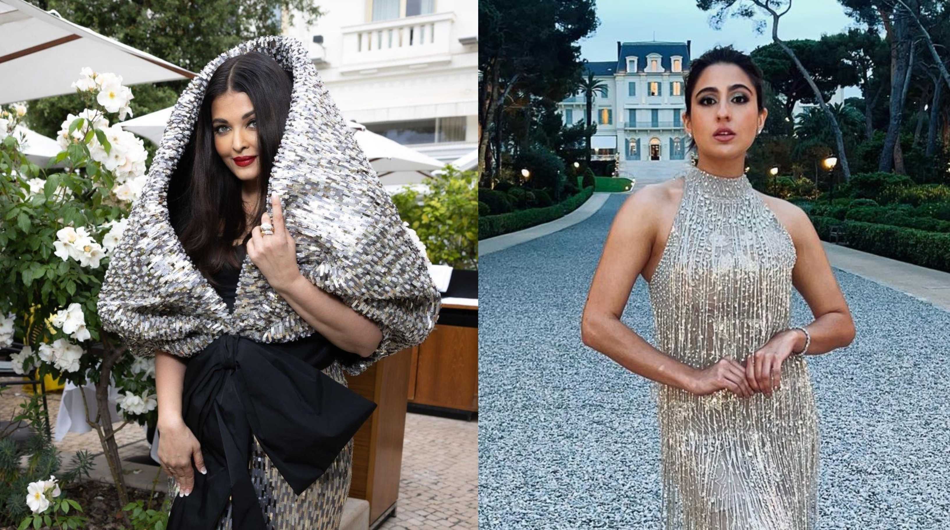 ‘Paratha wrapped in aluminium foil’: Aishwarya’s Cannes 2023 look gets trolled; Sara ditches desi girl vibe, goes glam