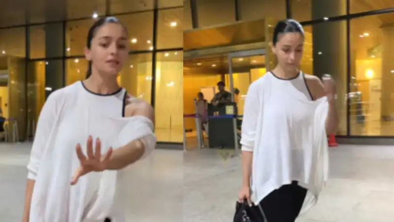 Alia Bhatt  airport