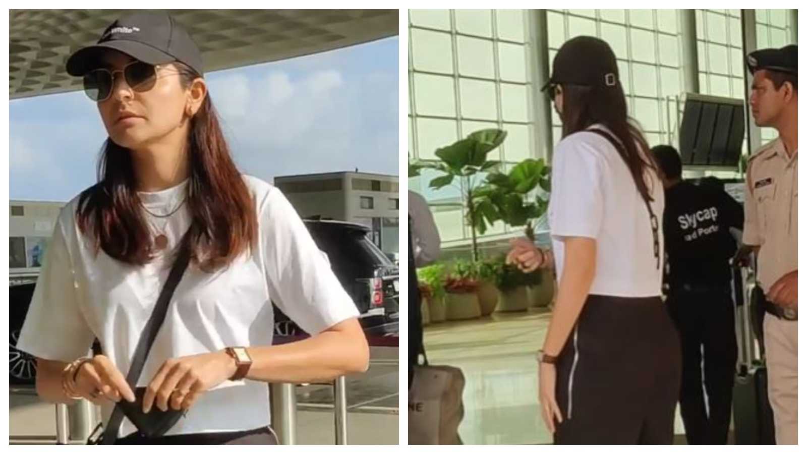 'One more disaster Cannes look on way': Anushka Sharma opts for a comfy airport look as heads to France, netizens react