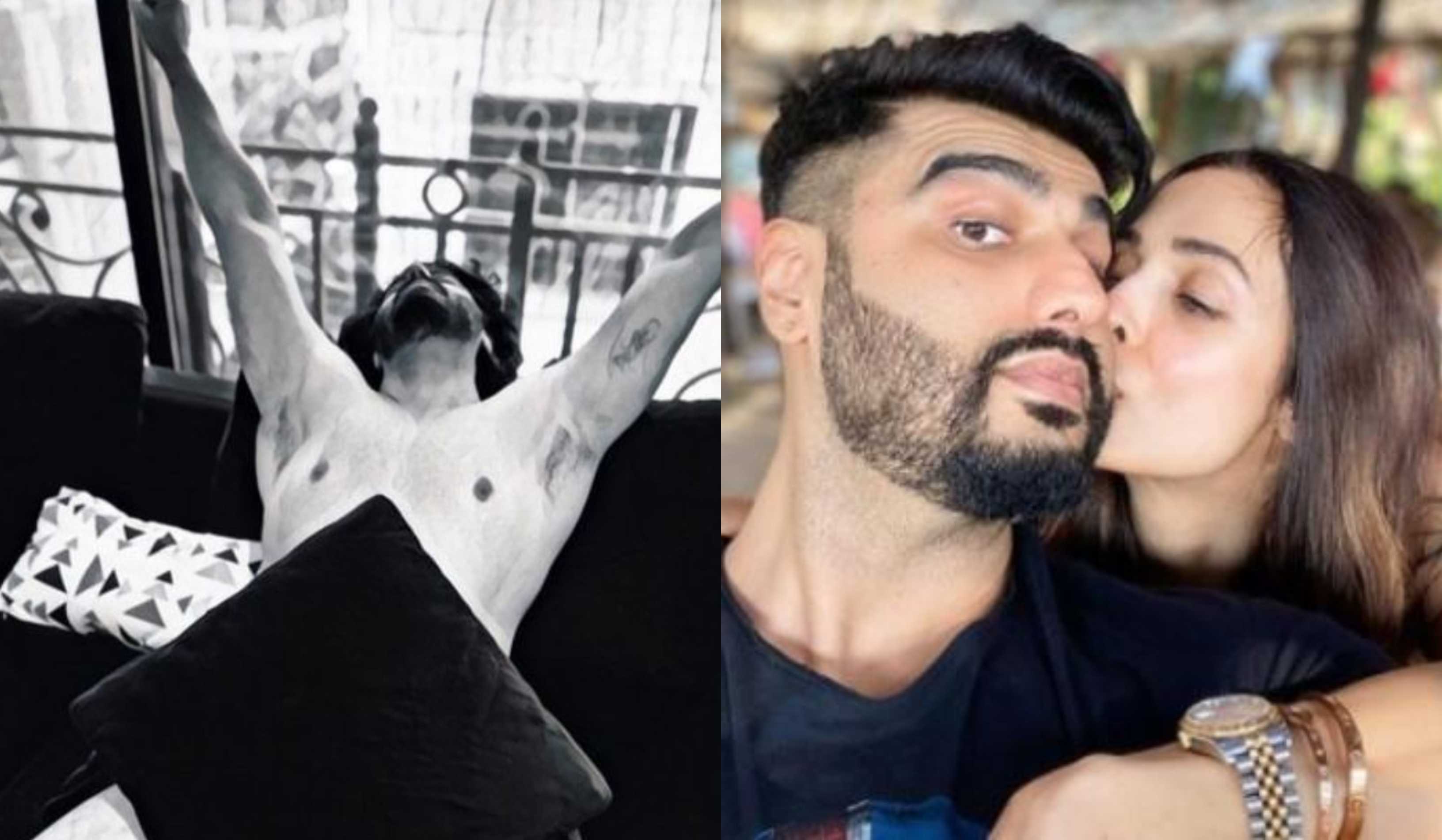 Arjun Kapoor strips down to nothing for Malaika Arora’s Instagram and it’s making us scream ‘thirst trap’