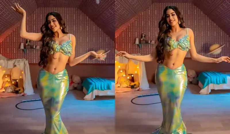 Janhvi Kapoor channels her love for The Little Mermaid and turns into Princess Ariel; watch